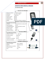Instrumentos para Medir La Presion