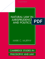 Mark C Natural Law in Jurisprudence and Politics PDF