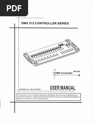 User Manual - DMX 512 Controller Series - Luatek LK-384B | PDF