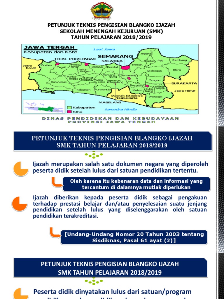 Petunjuk Teknis Pengisian Blangko Ijazah 2019