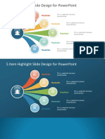 01 5 Item Highlight Slide Design For Powerpoint 16x9