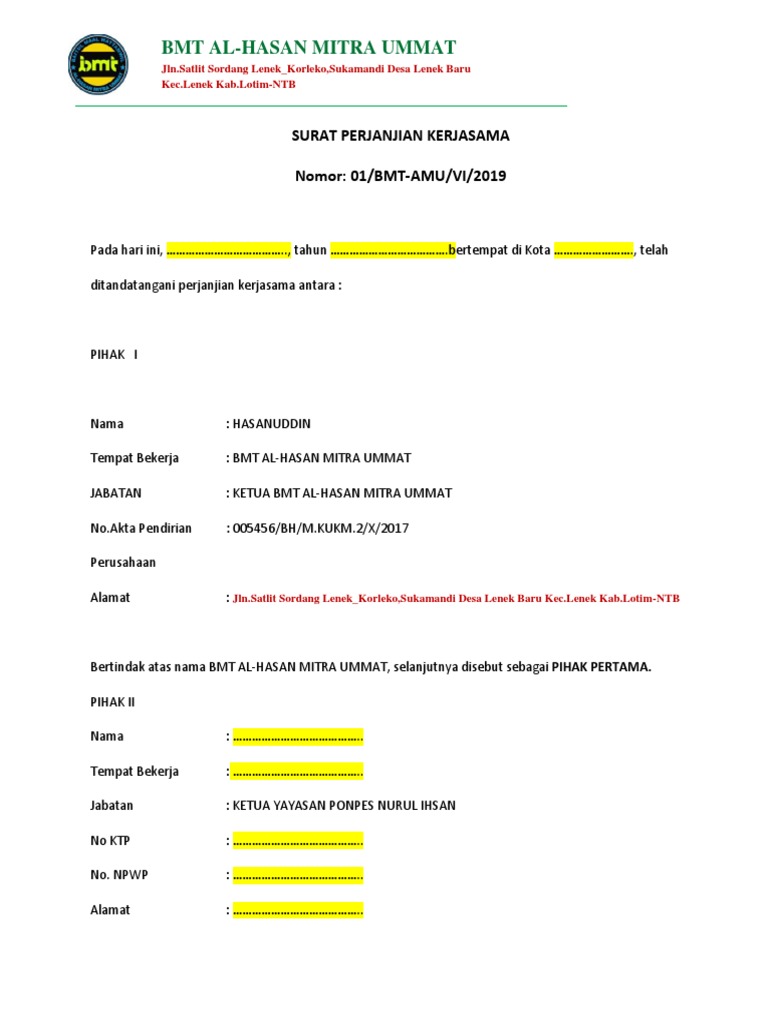 06 Format 4 Contoh RAB RKB | PDF | Bisnis | Hukum