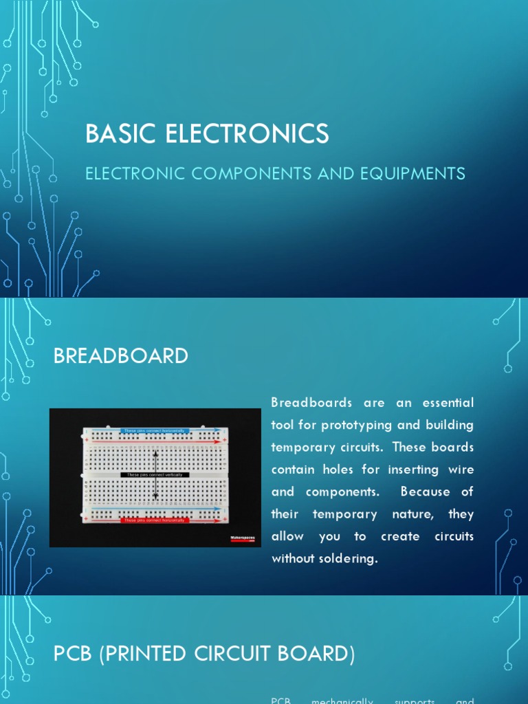 Essential Electronic Components Guide | PDF | Inductor | Electric Current