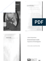 SCHOPENHAUER Arthur El Arte de Tener La PDF