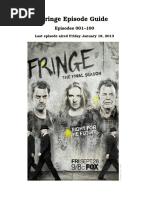 Fringe Episode Guide | PDF | Television Series Created