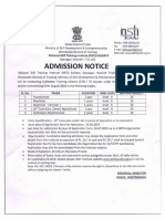 CTS Admission - NSTI Howrah