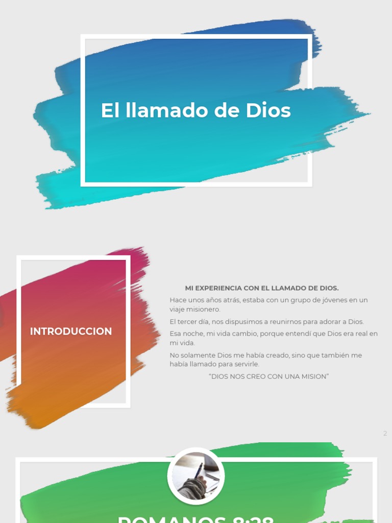 El Llamado de Dios y Su Propósito | PDF | Moisés | Joshua