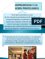 Diaositiva La Jurisprudencia y La Legislacion Postclasica