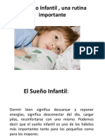 El Sueño Infantil , Una Rutina Importante