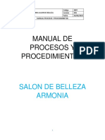 Manual de Procesos y Procedimientos (3597) Cielo