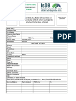 New IsDB Application Form 2018