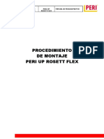 Procedimiento de montaje de andamios Peri Up Rosett Flex