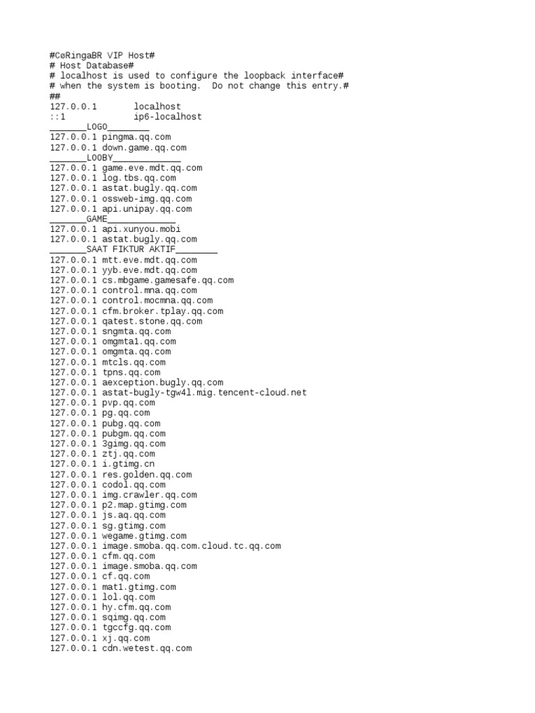 Host Configuration for CøRingaBR VIP | PDF | Wide Area Network ...