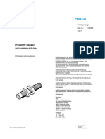 Proximity Sensor Sien-M8Nb-Ps-S-L: Catalogue Page