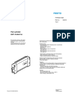 Flat Cylinder DZF-18-80-P-A: Catalogue Page