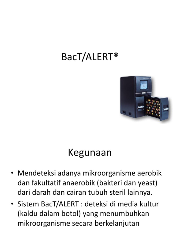 Sistem Deteksi BacT/ALERT untuk Kultur Darah | PDF