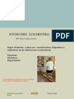 Disfunciones oculomotoras: diagnóstico y terapia visual