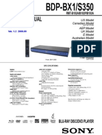 SONY BDP-BX1 S350 Service Manual Audio