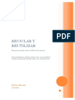 Proyecto Feria de Ciencias - Reciclar y Reutilizar