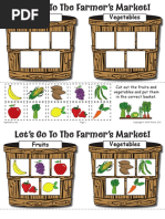 Farmers Market Sorting Worksheet