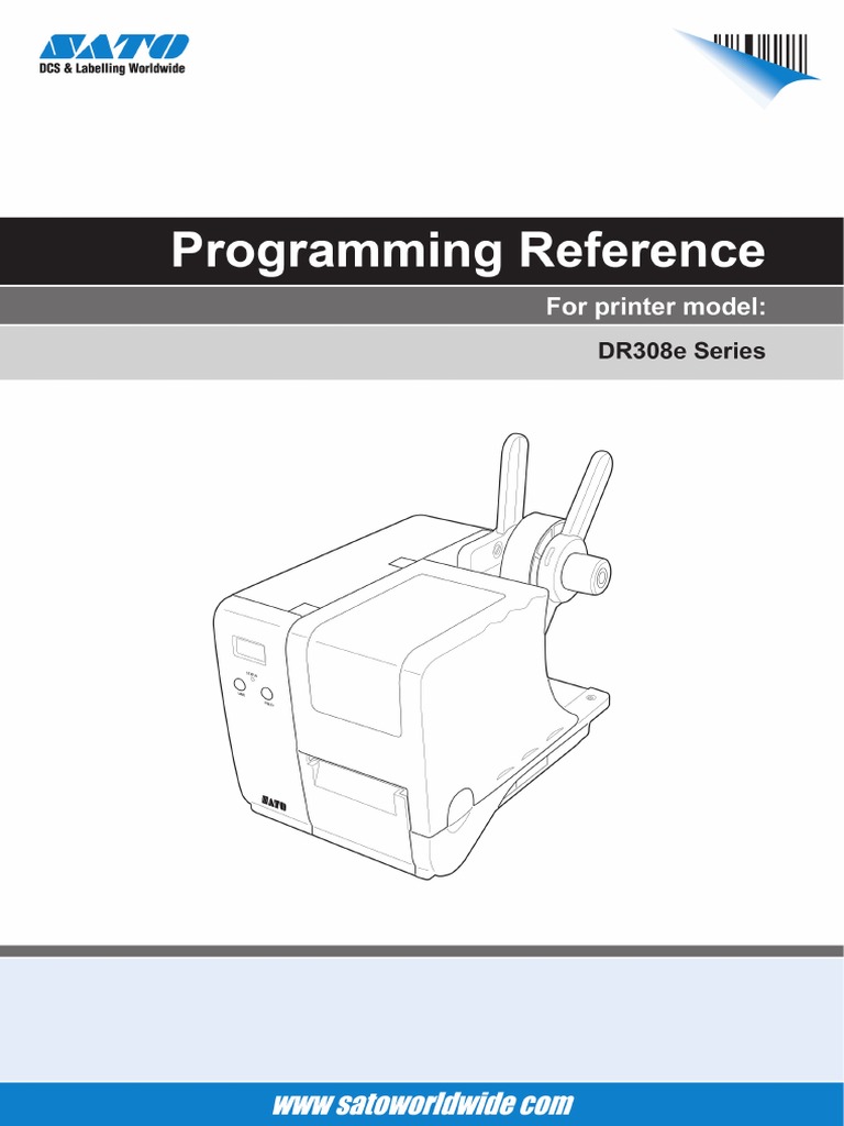 Dr308e Command Specification Revb Typefaces Universal Product Code