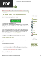 Cara Mudah Blockir Program Dengan Firewall - KuyhAa - Me
