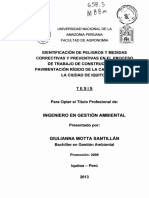 Ingeniero en Gestión Ambiental: Universidad Nacional de La Amazonia Peruana Facultad de Agronomia