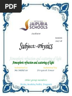 reflection and refraction