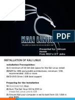 Kali Linux Installation