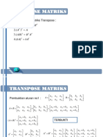 Invers Dan Transpose