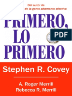 Stephen R. Covey - Primero lo primero.pdf