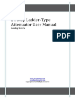 24 Step Ladder-Type Attenuator User Manual: Analog Metric