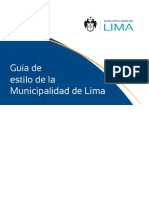 Guía de Estilo de La Municipalidad de Lima