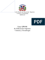 Ley 139-01 de Educación Superior Ciencia y Tecnología.pdf