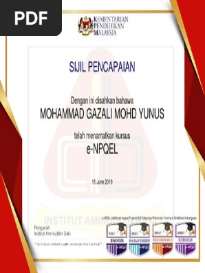 Kursus Npqel 2021
