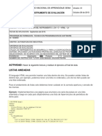 Instrumento de Evaluacion