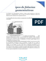 13 Tipos de Falacias Argumentativas PDF
