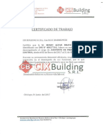 Certificado Cix Building