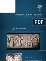 History of Bartending