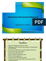 Administrasi Personalia Profesional