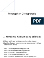 Pencegahan Osteoporosis