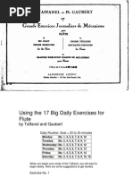P. Taffanel Ph. Gaubert: Grands Exercices J Oumaliers Je M.eca Isme