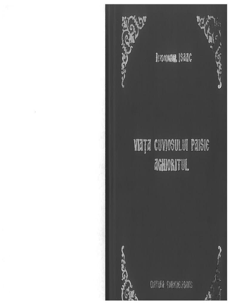 Viata Cuviosului Paisie Aghioritul Ieromonahul Isaac Pdf