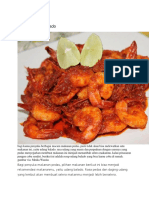 Resep Udang Balado