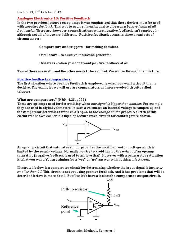 9 Post Notes | PDF | Operational Amplifier | Electronic Oscillator