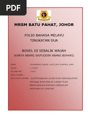 Mrsm Batu Pahat Folio Pdf