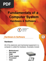 Fundamentals of A Computer System: Hardware & Software