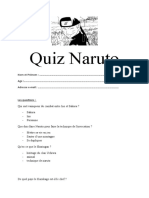 Dragon Tanger: Quiz Naruto