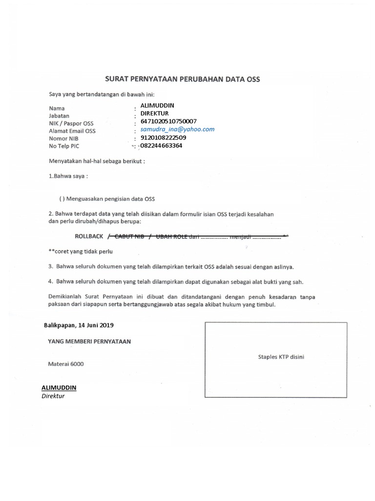 Download 64+ Contoh Surat Isian Gratis Terbaru