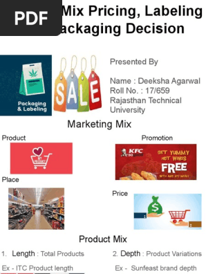 Product Mix Pdf Pdf Packaging And Labeling Pricing